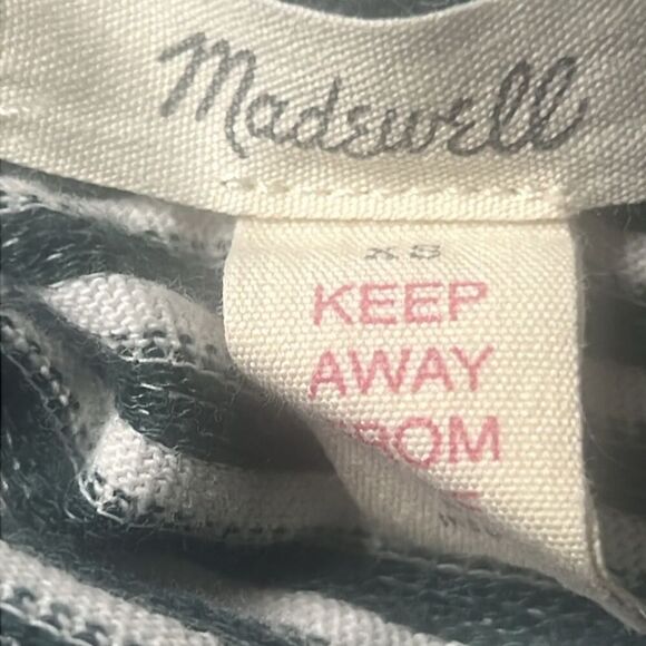 MADEWELL STRIPED PAJAMAS 2 PIECE SIZE XS - Picture 5 of 6